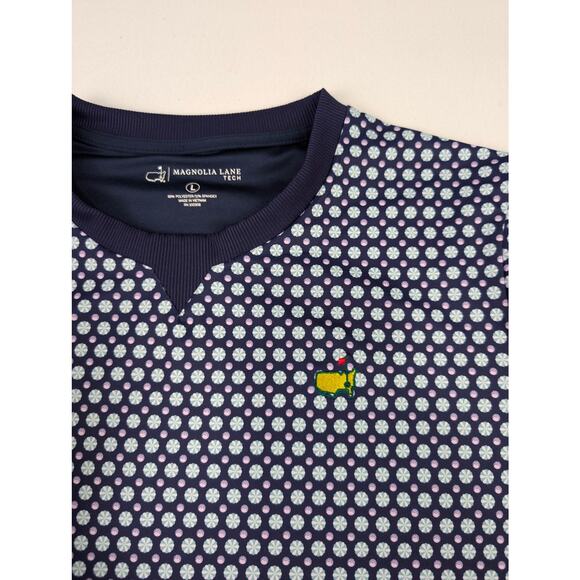 Magnolia Lane Tech Women's Large Golf Master's Patterned Pullover - Picture 3 of 7